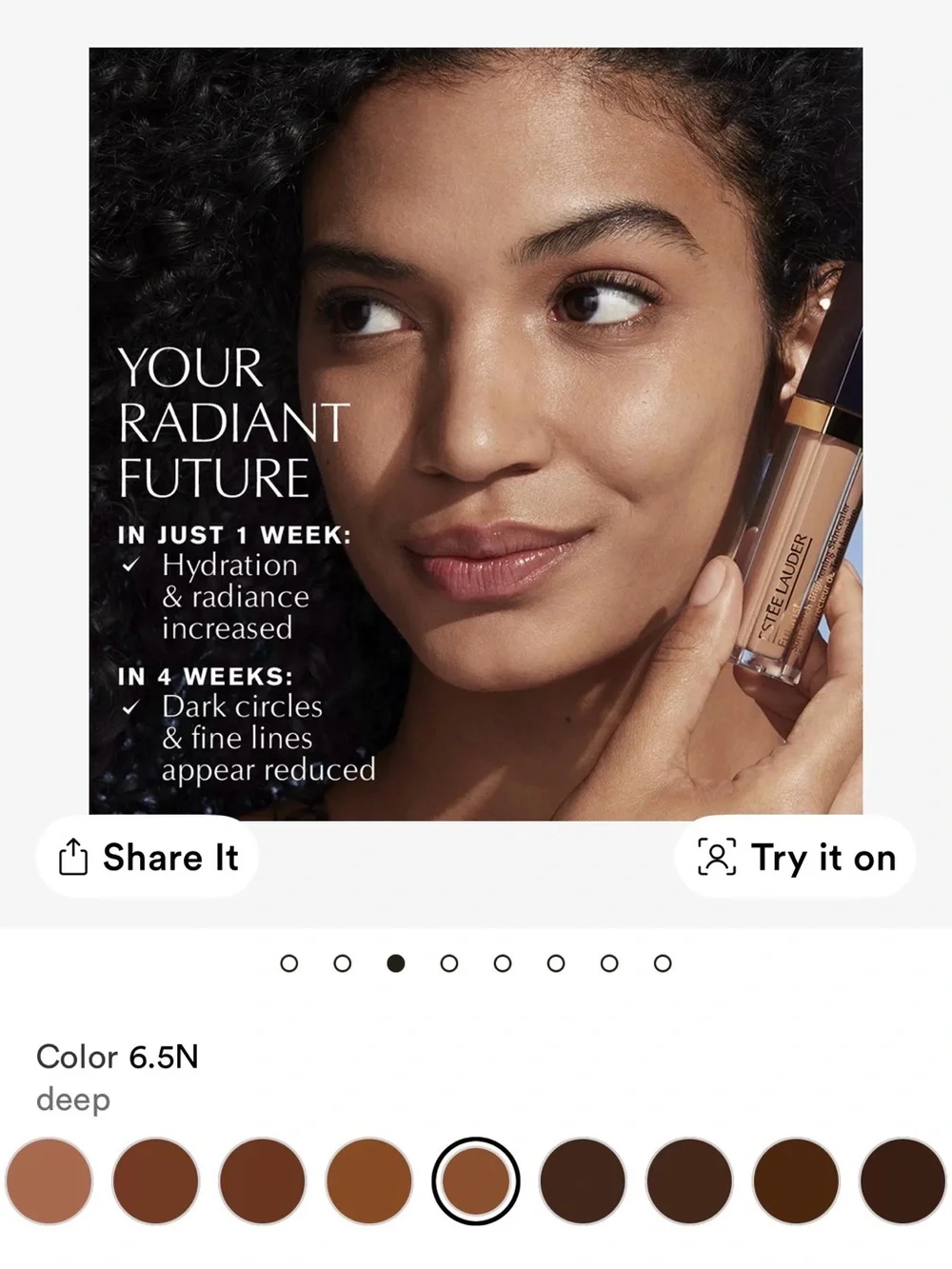 Estee Lauder Futurist Soft Touch Brightening Skincealer Concealer — Brown